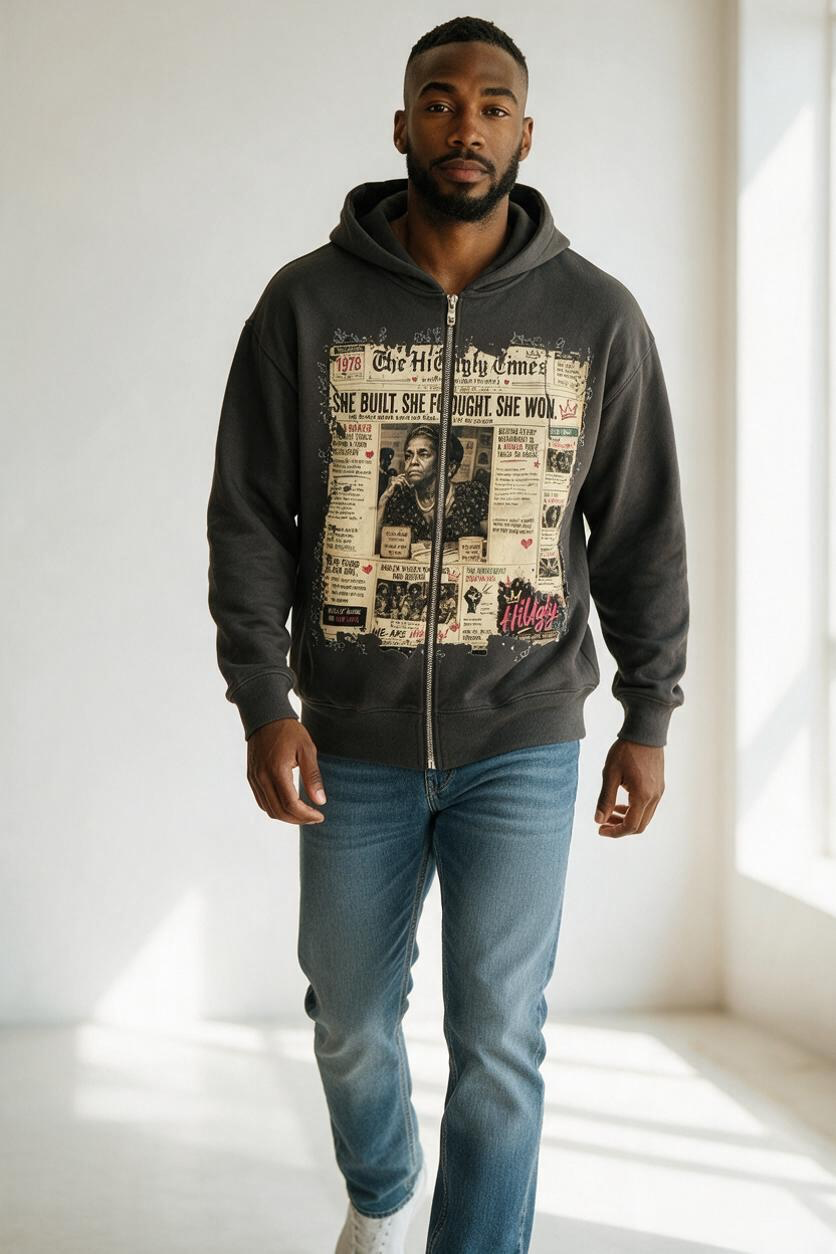 Black History inspired hoodie 