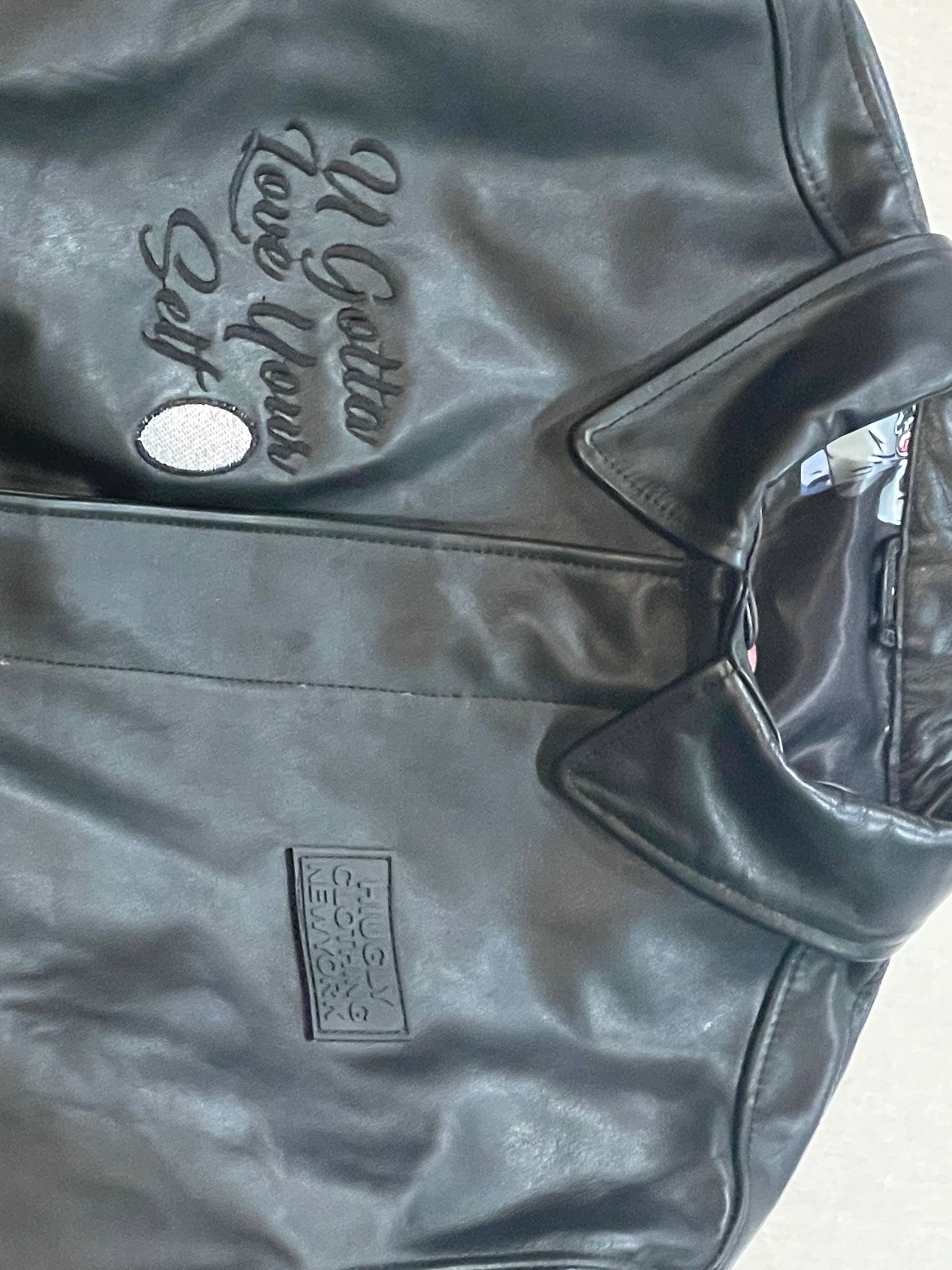 Black Hi Ugly Leather Jacket