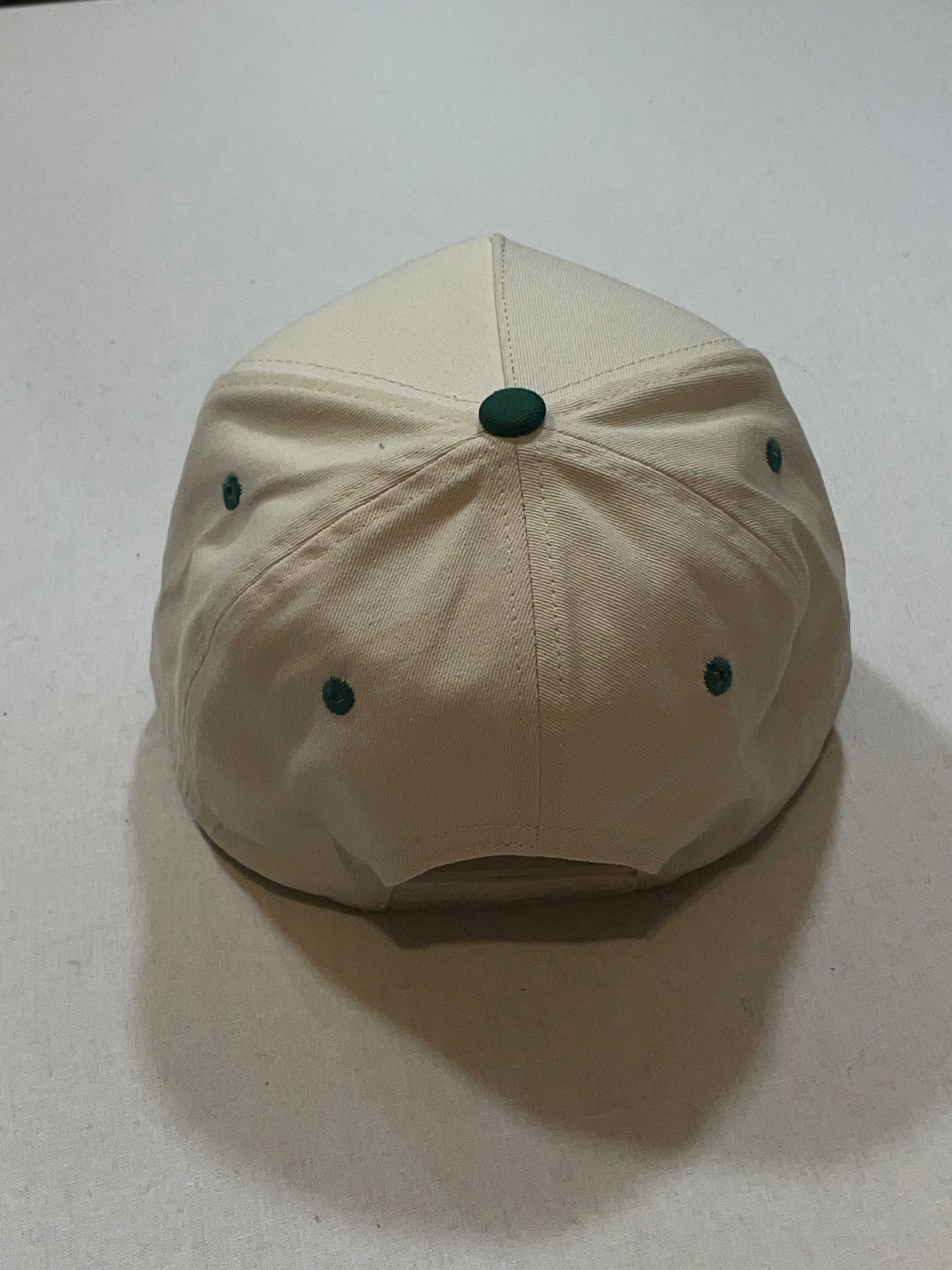 Green and White Hat