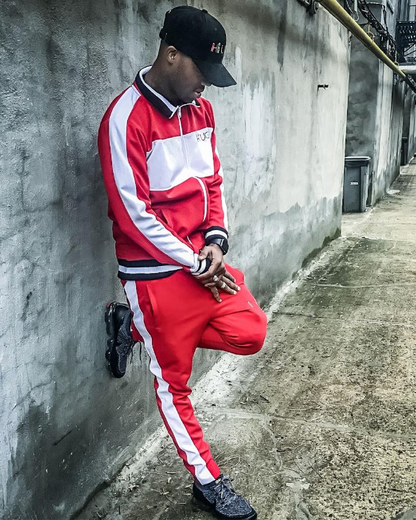 Red & White Tracksuit