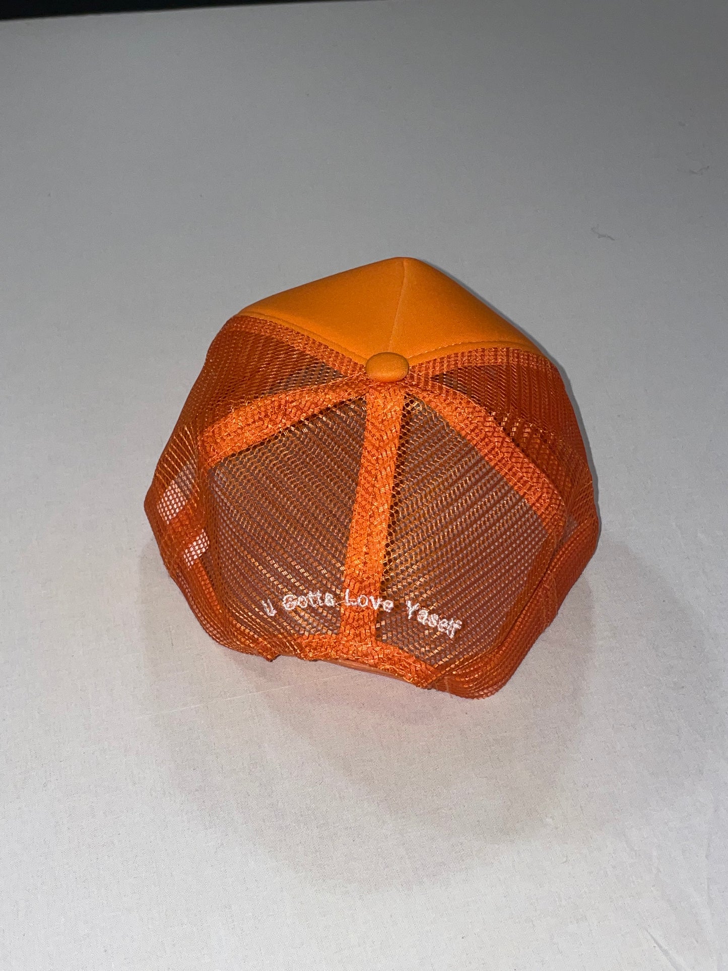 Orange Hi Ugly Hat